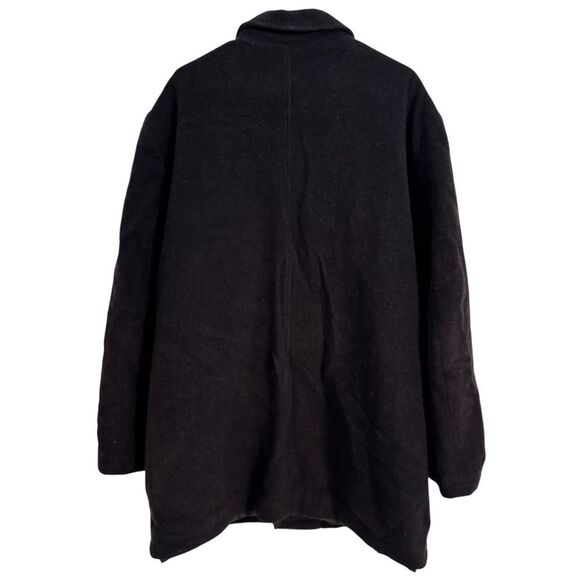 Banana Republic Men's Size XL Wool Cashmere Blend Over Coat Mid Length Button - Picture 4 of 12
